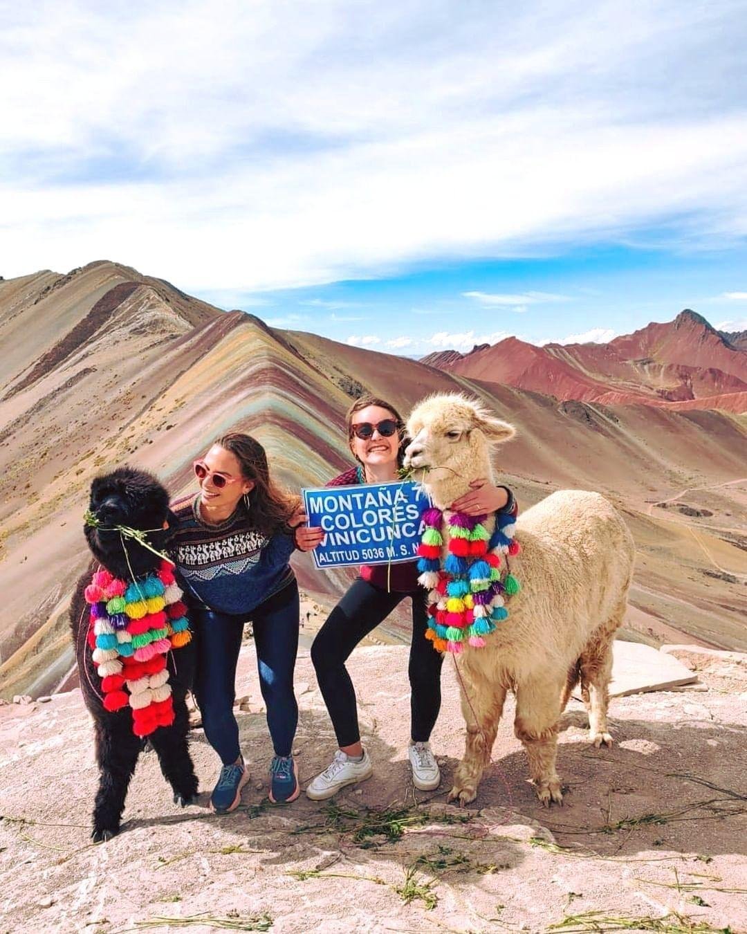 Capa de minerales coloridos en la Montaña de 7 Colores (Vinicunca)